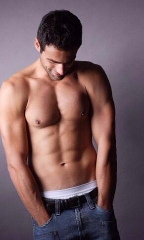 handsome male bust
